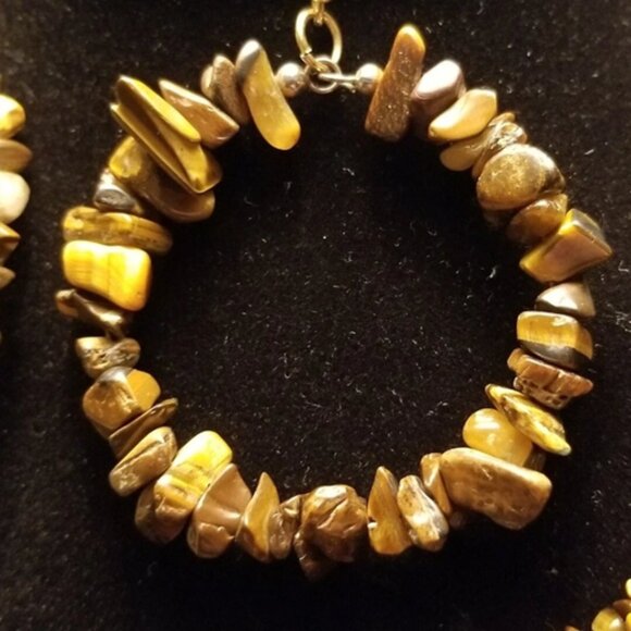 Elegant Tigers Eye Jewellery Set - Picture 2 of 4